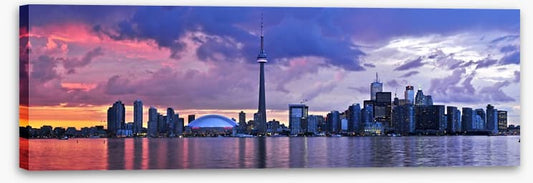 Toronto twilight panorama