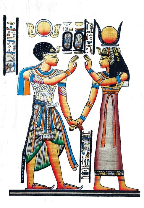 Hieroglyphic handshake