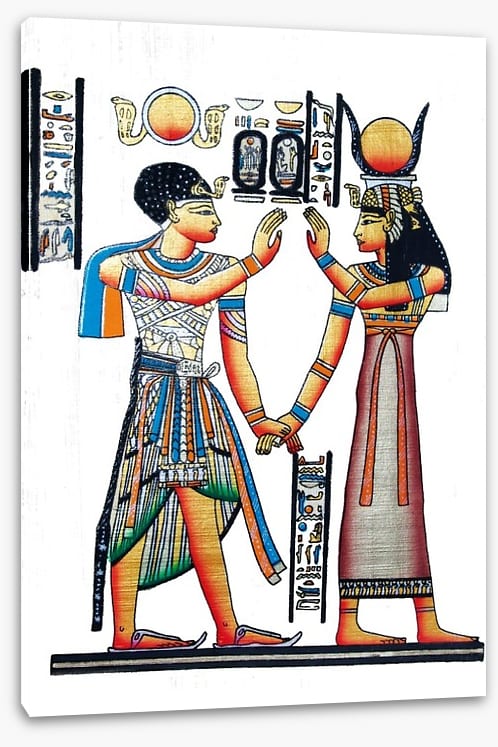Hieroglyphic handshake