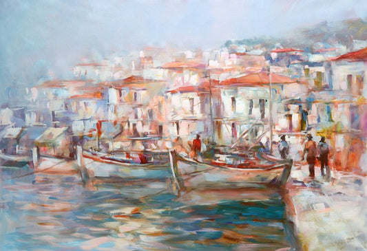 The island harbour