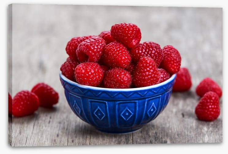 Blue bowl berries