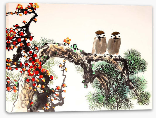Pine blossom birds
