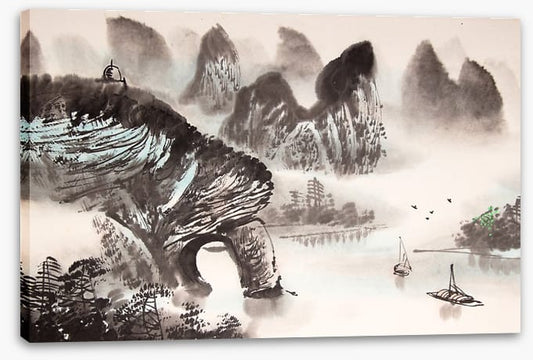 The misty lake arch