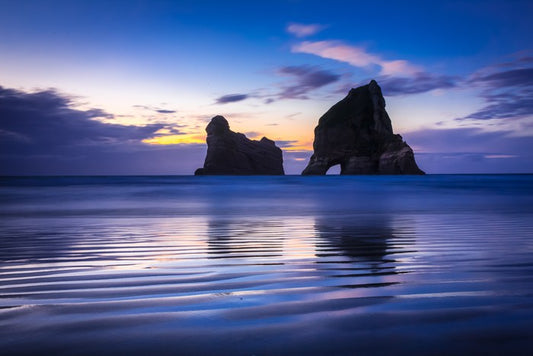 Wharariki Beach twilight