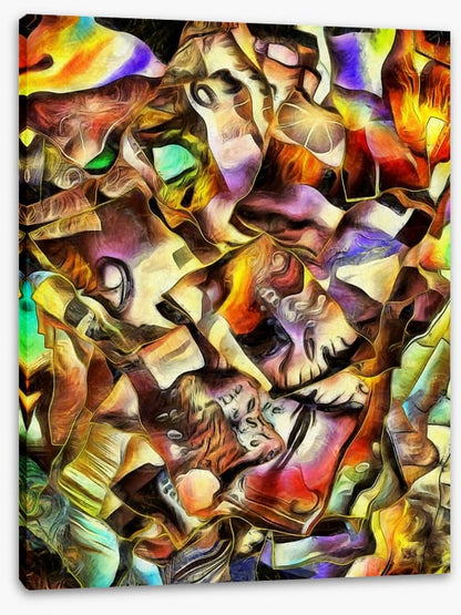Broken up
