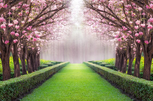 Between the blossom