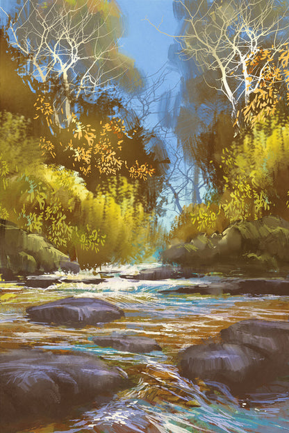 Rapids at rest
