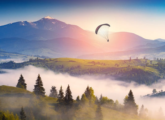 Above the clouds