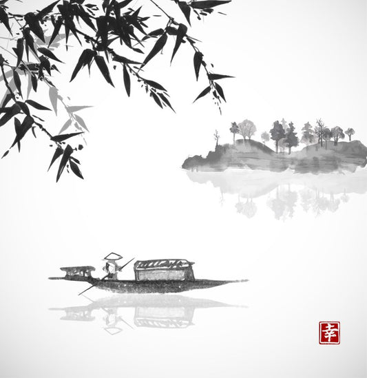 Towards the island