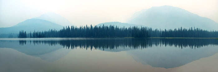 Misty shores panorama