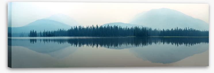 Misty shores panorama