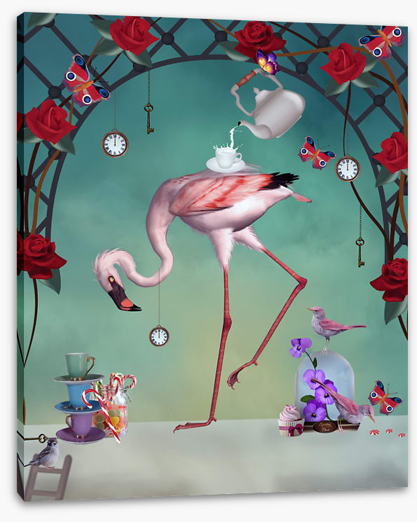 Flamingo in wonderland