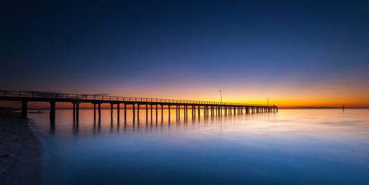 Sundown at Seaford jetty