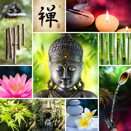 Collage of zen