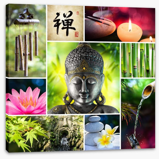 Collage of zen