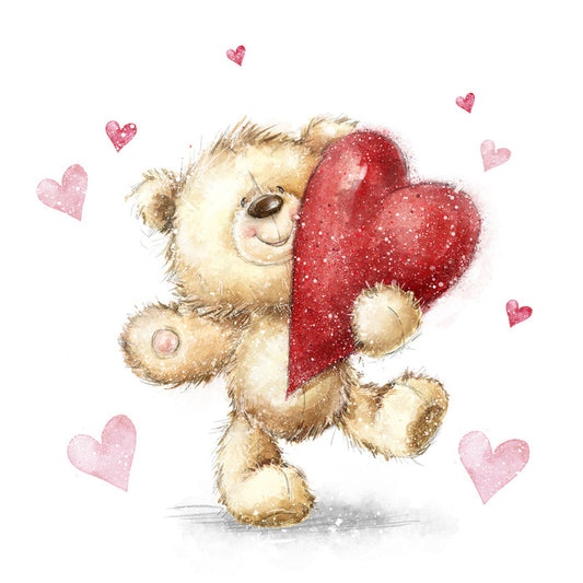 Big heart bear