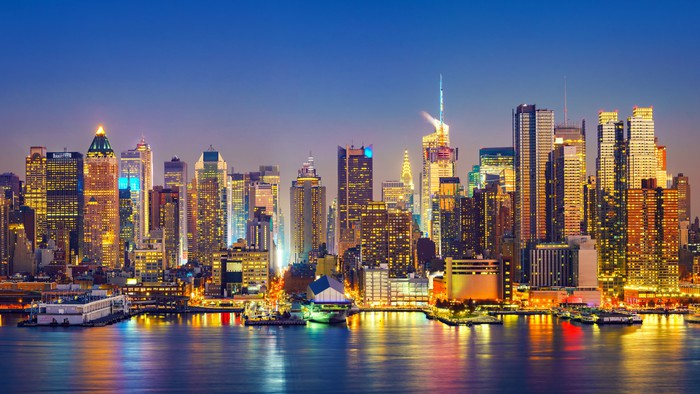 Manhattan glow