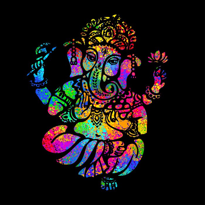 Ganesha in the dark