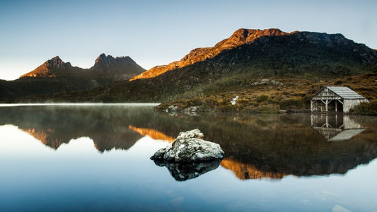 Morning glow at Cradle Mountain