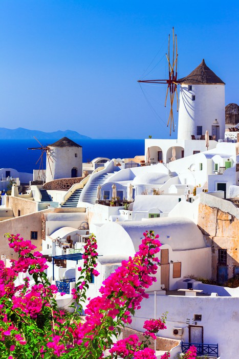 Windmills of Santorini