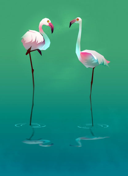 Flamingo balance