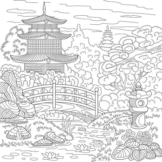 Colour me zen garden