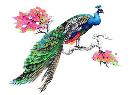 Peacock perch