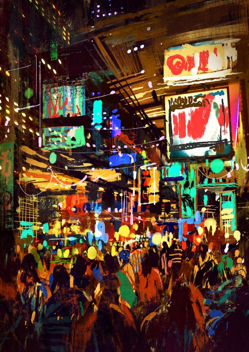 The night crowd