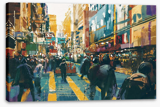 Rain in the city