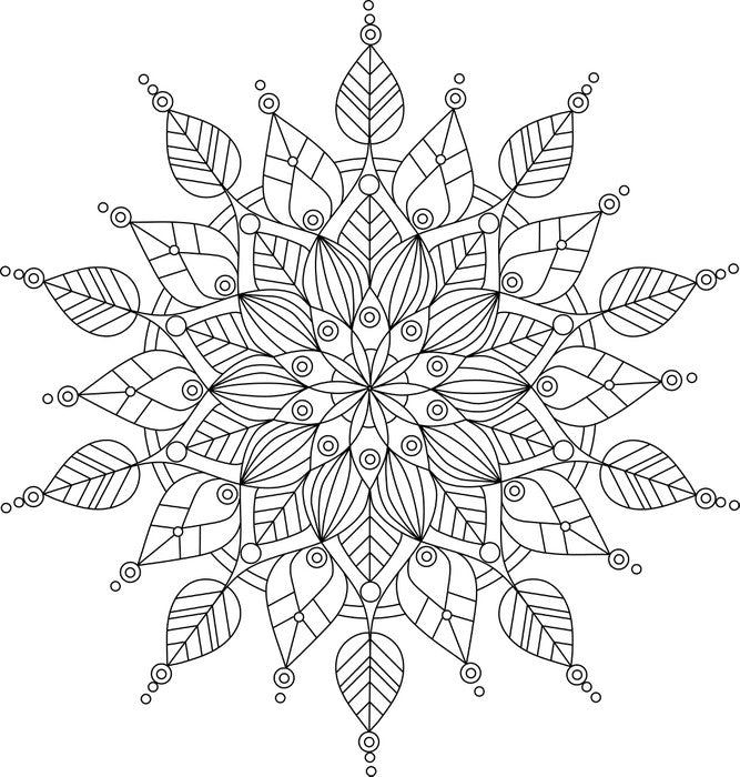 Colour me snowflake