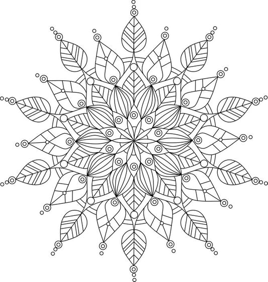 Colour me snowflake