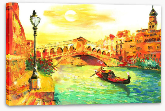 Golden Venice sunset