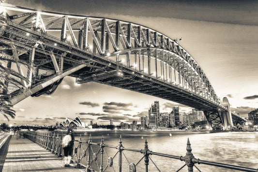 Sydney in sepia