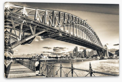 Sydney in sepia