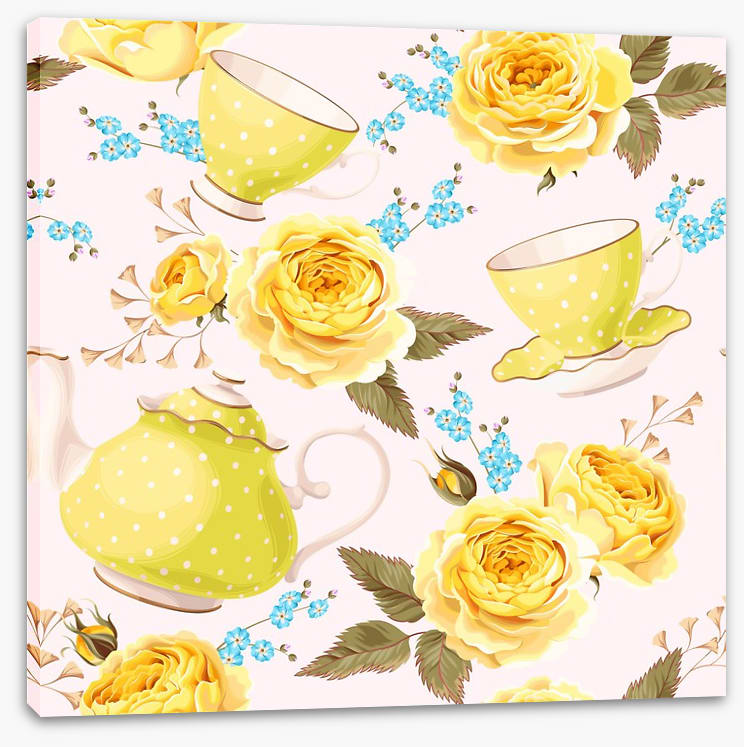 Lemon rose tea