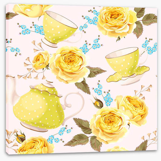 Lemon rose tea