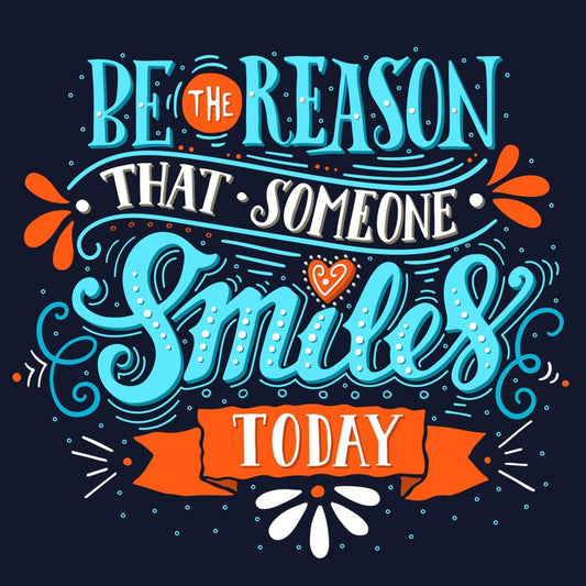 That someone smiles