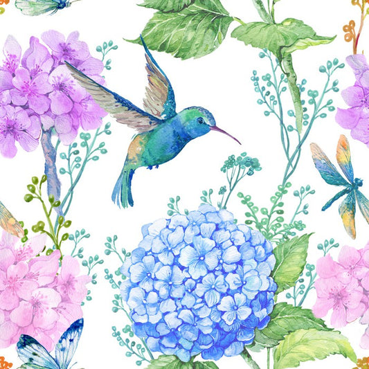 Hummingbird hydrangeas