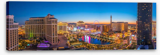 Las Vegas strip panorama
