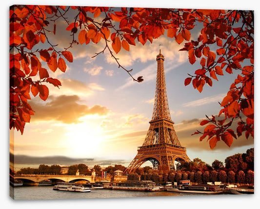 Eiffel Tower in Autumn