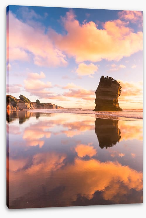 Lone rock reflections