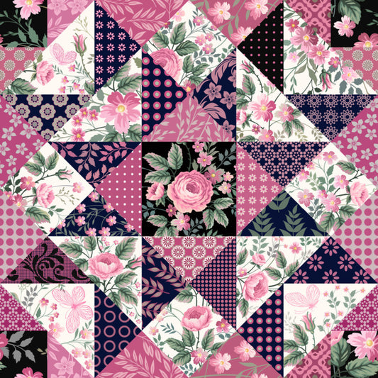 Rosy nights patchwork