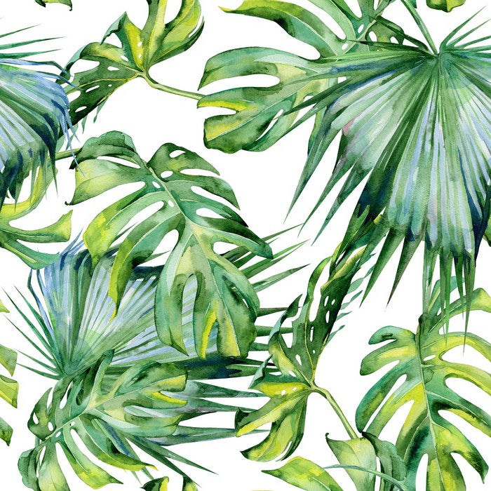 Tropical jungle leaves