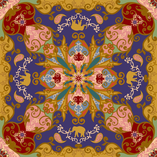 Elephant mandala