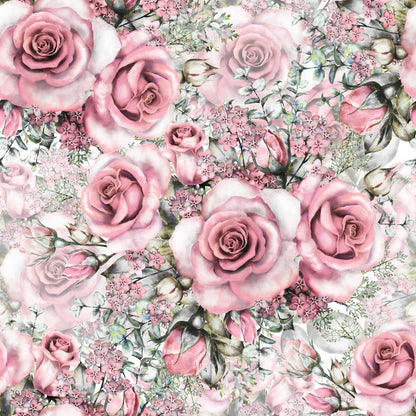 Pink vintage roses