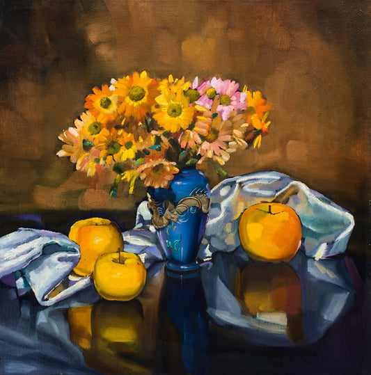 Apples in amber