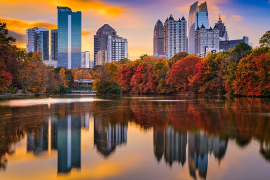 Atlanta fall reflections