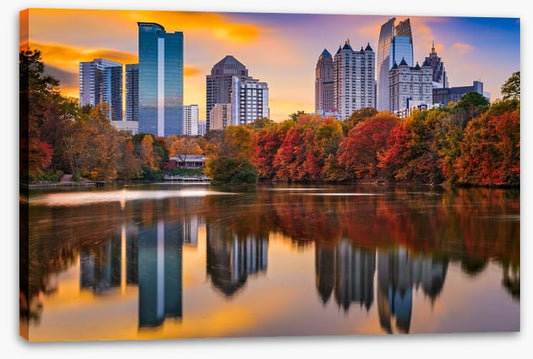 Atlanta fall reflections