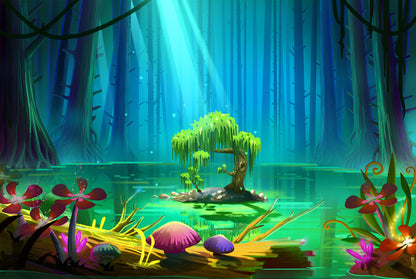 Magic lake island
