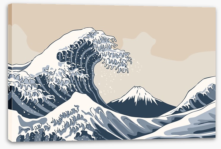 The angry wave